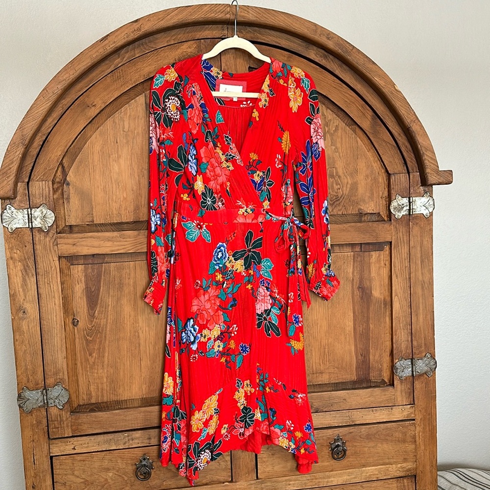 Anthropologie Faux Wrap Dress